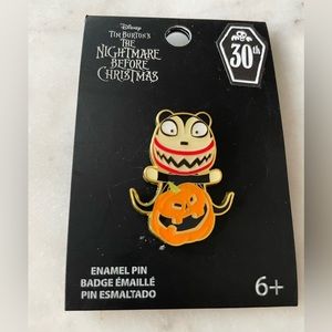 NWT Disney Nightmare Before Christmas 30th anniversary enamel monster toy pin.
